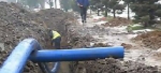 Trwa budowa wodociągów i kanalizacji w gminie Zagórz (VIDEO HD)